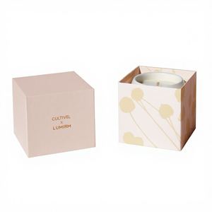 2025 新款普利达定制硬纸蜡烛罐包装盒，带插入底座和盖子，豪华两件套空香薰蜡烛盒 - Product Image 4