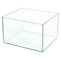 Verre trempé fourni directement par l'usine chinoise pour les fabricants d'aquariums écologiques personnalisés