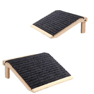 Rampa para mascotas de madera maciza, color natural, portátil, escaleras para perros de interior, para mascotas pequeñas, equipo de agilidad. - Product Image 1