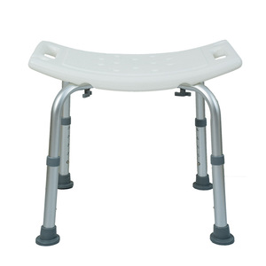 <b>Shower</b> <b>Chair</b> Aluminum Alloy Adjustable Height Non Slip For Elderly Disabled Pregnant Women Bathroom Safety Equipment - Product Image 1