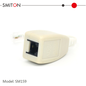 Ligne téléphonique RJ11 <span class=keywords><strong>ADSL</strong></span> 6P2C Micro Splitter avec câble - Product Image 2