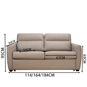 Divano letto pieghevole moderno e compatto, <span class=keywords><strong>soluzioni</strong></span> <span class=keywords><strong>salvaspazio</strong></span> per piccoli appartamenti, divano versatile, elegante e funzionale. - Product Image 6