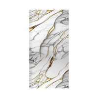 Plaques PVC OUPAISHI sur mesure, effet marbre artistique, haute brillance, résistantes aux rayures et au feu, épaisseur 2,2-3 mm pour bureau