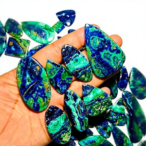 Pierres précieuses en vrac de haute qualité, cabochons verts, formes multiples, azurite, malachite, qualité supérieure, fabrication de bijoux naturels, FAIJAN GEMS - Product Image 1