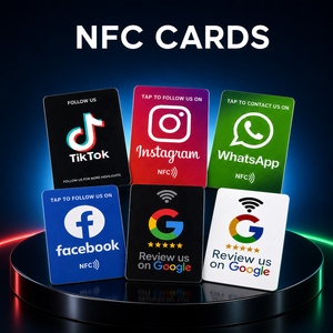 Tarjeta NFC de PVC personalizada con chip NFC para reseñas de Google y <span class=keywords><strong>WhatsApp</strong></span>, tarjeta sin contacto para redes sociales, con función de toque, venta al por mayor, para aumentar seguidores - Product Image 2
