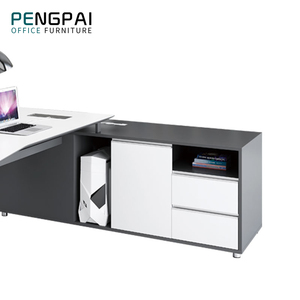 <span class=keywords><strong>Scrivania</strong></span> da Ufficio in Legno Ecologica dal Design Moderno e Forma Essenziale per Uso Commerciale - Product Image 5