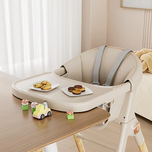 <span class=keywords><strong>Silla</strong></span> de comedor de bebé ajustable 3 en 1 de lujo para niños con diseño plegable y <span class=keywords><strong>ruedas</strong></span> giratorias opcionales - Product Image 6