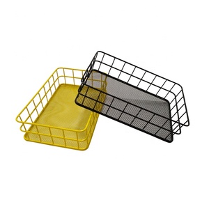 2er-Set Mehrfarbiger Metallgitter-Aufbewahrung skorb - Product Image 4