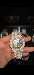 Fully Iced Out Moissanite Customized VVS Moissanite Diamond <b>Watch</b> <b>Mechanical</b> <b>Watch</b> for Men at Best Price - Product Image 2