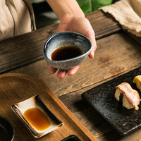 Vaisselle japonaise originale pour restaurant, plusieurs spécifications, vaisselle en céramique, vaisselle en grès, bol à sauce soja