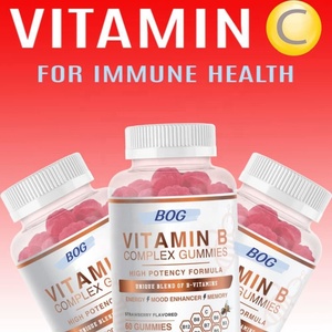 Gummies véganes au complexe de vitamine B, parfum citron, marque propre, pour l'énergie et un système immunitaire sain, OEM/ODM, étiquette privée - Product Image 2