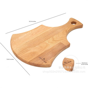 <b>Wood</b> Chopping Board Acacia <b>Wood</b> 33x20x1.5 Cm With Handle For Kitchen Cheese Fruit Cutting - Product Image 4