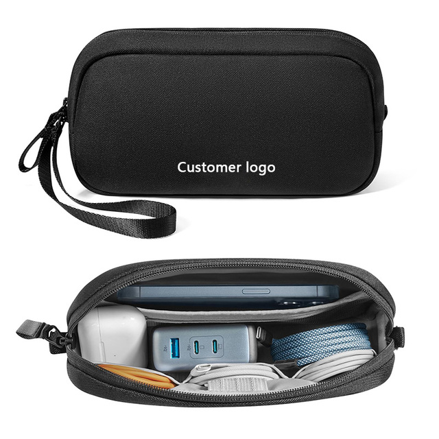 Electronics Organizer Travel Case, Water Resistant Travel Bag Cable Organizer, Tech Pouch Accessories Carry Storage