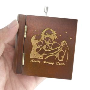 Caja de música de madera maciza, tallado personalizado, retro, creativo, regalo de cumpleaños y vacaciones, venta al por mayor - Product Image 3