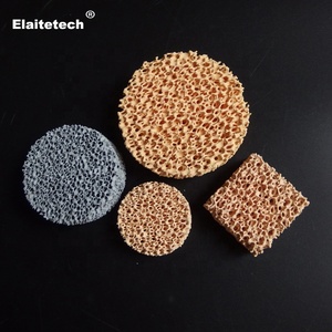 Filtre en mousse céramique <span class=keywords><strong>liquide</strong></span> fondue, filtre en mousse à cellules ouvertes, filtres en mousse céramique à porosité - Product Image 3