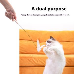 Offre Spéciale : Jouet Interactif pour Chat UFO de Haute Qualité avec Ventouse – Bâton Amusant au Design Réaliste de Dessin Animé en Plastique – Jouet d'Exercice Simple - Product Image 4