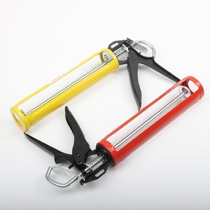 Manual Caulking Gun Smooth Rod Pistol Grip Steel Construction Silicone Sealant Application <b>Tool</b> For Tile Grouting And Extrusion - Product Image 1