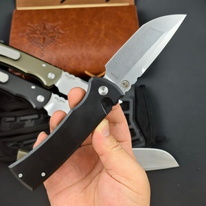 Couteau de poche tactique de survie EDC <span class=keywords><strong>Reden</strong></span> 229 avec lame en acier S35VN et manche en aluminium, couteau pliant pour la chasse avec clip de ceinture - Product Image 4