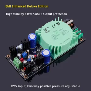 Placa Amplificadora <span class=keywords><strong>LM317</strong></span>, Transformador de Salida, Regulador de Voltaje Ajustable, Compatible con Fuente de Alimentación Lineal Talema, EMI - Product Image 1