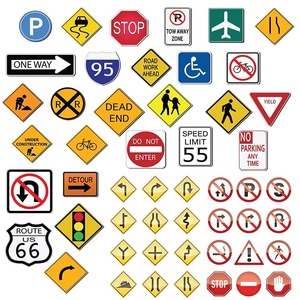 Fournisseur d'usine de panneaux de signalisation routière américains en aluminium, panneaux de signalisation de circulation - Product Image 2