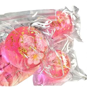 Nouveau style printanier, balle anti-stress en TPR de 6 cm en forme de fleurs de cerisier, jouet pour enfants et adultes, cadeau amusant - Product Image 2