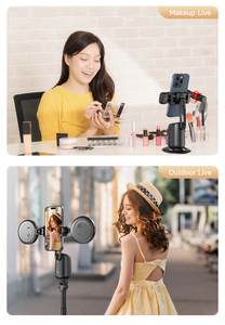 P05 AI 360 dudukan ponsel otomatis berputar, dudukan kamera <span class=keywords><strong>Gimbal</strong></span> menembak pintar dengan pelacakan wajah untuk Vlog langsung - Product Image 5
