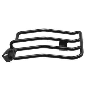 Porte-bagages arrière chromé/noir pour motos, support de siège Solo pour <span class=keywords><strong>Harley</strong></span> XL Sportsters Iron 48 883 XL1200 2004-2019 - Product Image 4