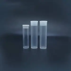 8ml/10ml खाद्य ग्रेड चिकित्सा गोलियाँ पारदर्शी प्लास्टिक ट्यूब के लिए गोली या पाउडर पैकेजिंग