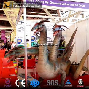 MyDino WD007 Amusement Exhibition <strong>Chinese</strong> <strong>Dragon</strong> Animatronic Three Heads <strong>Dragon</strong> - Product Image 4