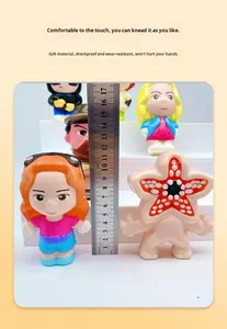 Nuevo Juguete Antiestrés de PU con Forma de Flor Comedora de Hombres, Estilo Retro de Serie de Terror, Figura de Acción de Rebote Lento - Product Image 2