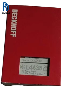 เซ็นเซอร์ควบคุม PLC โมดูลอินพุตเอาต์พุตดิจิตอล ยี่ห้อใหม่เอี่ยมของแท้ KL4438 - Product Image 1