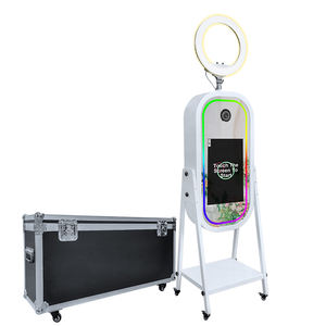 Новинка, модный промышленный ЖК-экран для селфи, сенсорный экран, заполняющий свет, фотобудка, машина для вечеринки, свадьбы, DSLR, зеркало для меня, фотобудка - Product Image 4