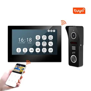 Màn Hình Cảm Ứng Chuông Cửa Không Dây Camera Điều Khiển Di Động IP Monitor 2 Way Intercom Villa An Ninh Căn Hộ Tuya Video Cửa Điện Thoại