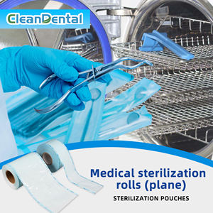 70GSM eco-friendly di sterilizzazione della carta sacchetto dentale rotolo 100 metro termosaldato bobine piane ospedale immondizia Gamma/EO/vapore - Product Image 3