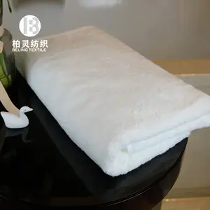 סיטונאי ידידותי לעור הסיטונאי רקמת יוקרה מגבת מלון לבן ספא אמבט מגבת הים