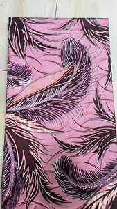 Tissu Organza Africain Batik Coloré de 6 Yards, Tissu Ciré Ankara Brillant Effet Diamant, Entoilage Organique de Poids Moyen, Tissé de Haute Qualité - Product Image 5