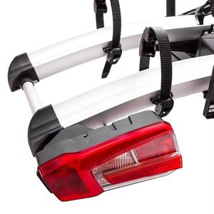 Soporte de montaje para <span class=keywords><strong>bicicleta</strong></span> de acero al carbono, adecuado para SUV y sedanes, marco trasero plegable, con soporte para matrícula - Product Image 6