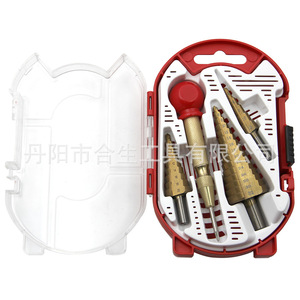 Mr <b>Drill</b> <b>Step</b> <b>Drill</b> Bit Set 6pc With Pagoda Bits For DIY Crafts In Plastic Case - Product Image 5
