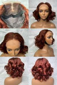 Promoción: Pelucas con Cierre de Encaje 5x5, Cabello Humano Rizado y Ondulado, 14 Pulgadas, Cabello Virgen Natural de Buena Calidad, Venta al Por Mayor - Product Image 5