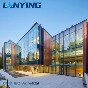 पूर्वनिर्मित इस्पात संरचना कार्यालय आधुनिक वाणिज्यिक भवन ग्लास दीवार वास्तुकला कॉर्पोरेट व्यापार उपयोग के लिए - Product Image 6