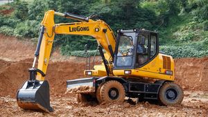 Excavatrice Liugong W915E 5 tonnes neuve pour les travaux de construction à petite échelle et l'amélioration des terres agricoles - Product Image 2