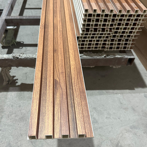 Lambrin WPC Panel tường gỗ màu Nội Thất Tường Panel de pared WPC - Product Image 2