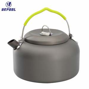Ustensiles de cuisine portables pour l'extérieur, <span class=keywords><strong>mini</strong></span> théière de camping, <span class=keywords><strong>pot</strong></span> à eau de pique-nique avec sac de rangement <span class=keywords><strong>en</strong></span> filet pour la randonnée, la pêche, vaisselle écologique - Product Image 2