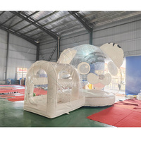 Nouvelle Conception en Promotion : Dôme Gonflable Géant 3D en Forme de Tigre pour Jardin, Tente Bulle Transparente pour Enfants et Fêtes en Extérieur