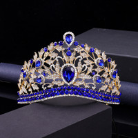 Collier personnalisé de haute qualité en alliage de zinc plaqué or/argent avec strass en cristal élégant pour femme, idéal pour mariage, bal de promo, anniversaire, concours de beauté Miss Univers