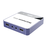 Boîtier de capture vidéo 4K à 2 canaux Ezcap361, carte d'enregistrement 1080P pour diffusion en direct, accessoires de jeu essentiels, double CamLink RAW