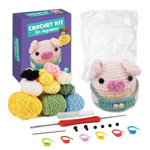 Trending Products 2026 New Arrivals Kids Toys Hand <b>Crafted</b> Products Diy Crochet <b>Kit</b> for Beginner - Product Image 1