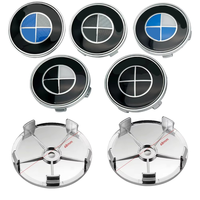 Enjoliveurs de roue en fibre de carbone de 68 mm pour BMW E39 E46 E60 E90 E87 E53 F10 F30 X1 X2 X3 X4 X5 X6 X7 Accessoires