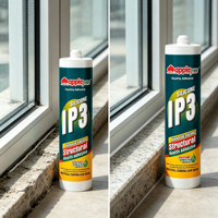 Mastic neutre à séchage rapide pour verre, étanche, colle adhésive pour calfeutrage, vente en gros