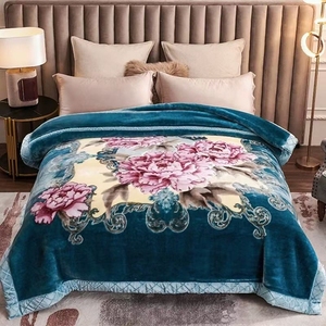 Couverture de literie de salon de luxe couverture reine taille <span class=keywords><strong>vache</strong></span> imprimer épaissir flanelle couverture polaire - Product Image 1